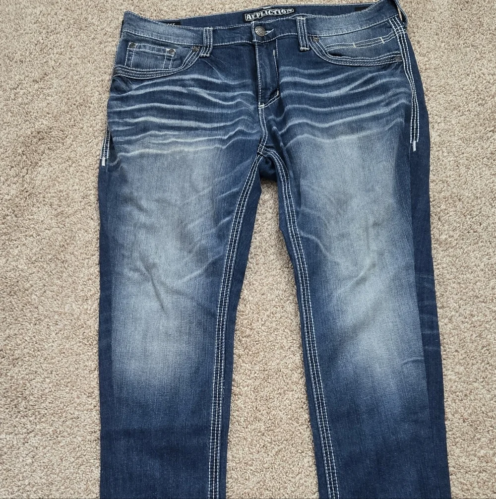 Affliction Blake Mens Jeans - Picture 2 of 16